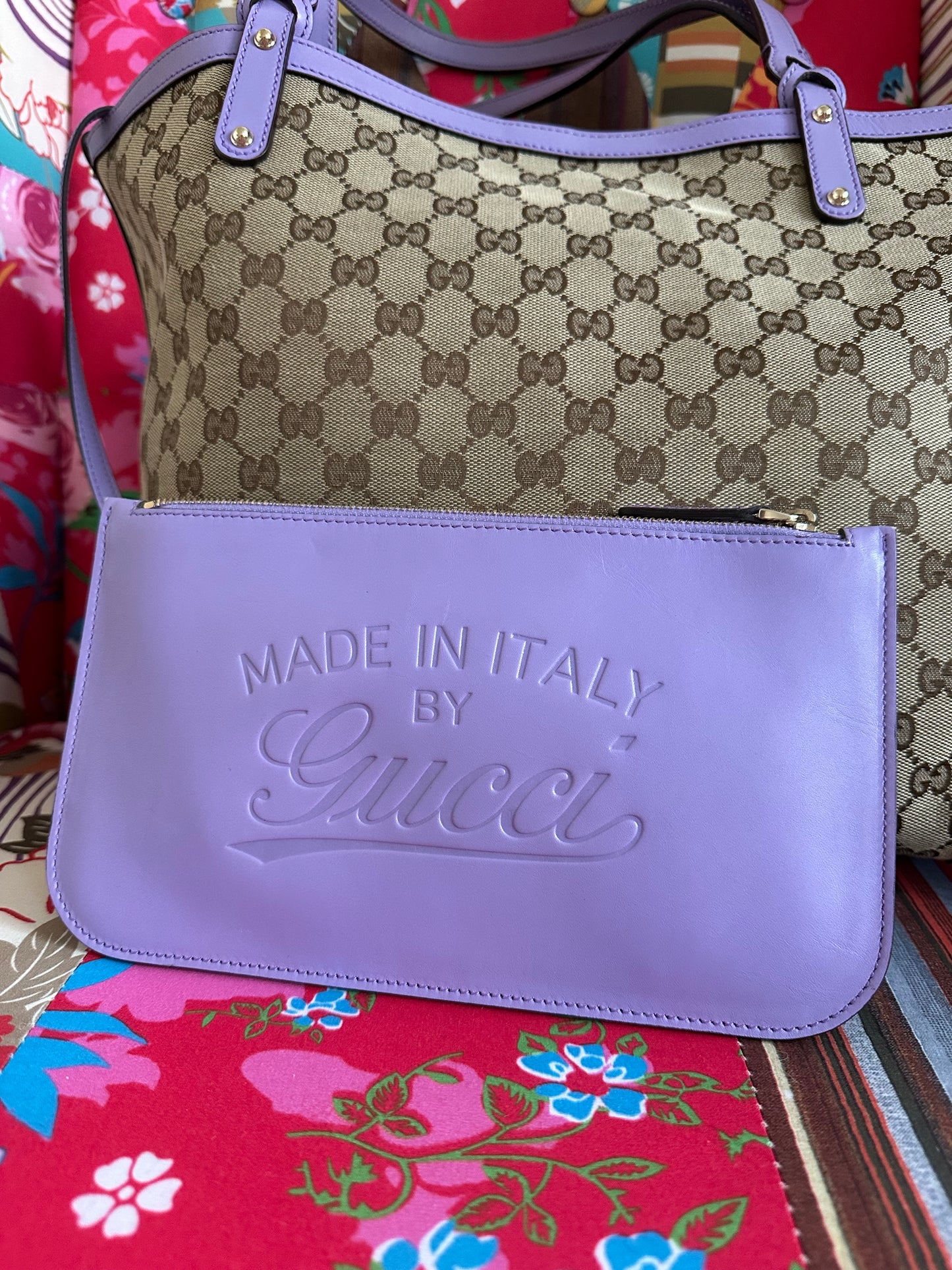 Gucci - Sac cabas (tote) et sa pochette