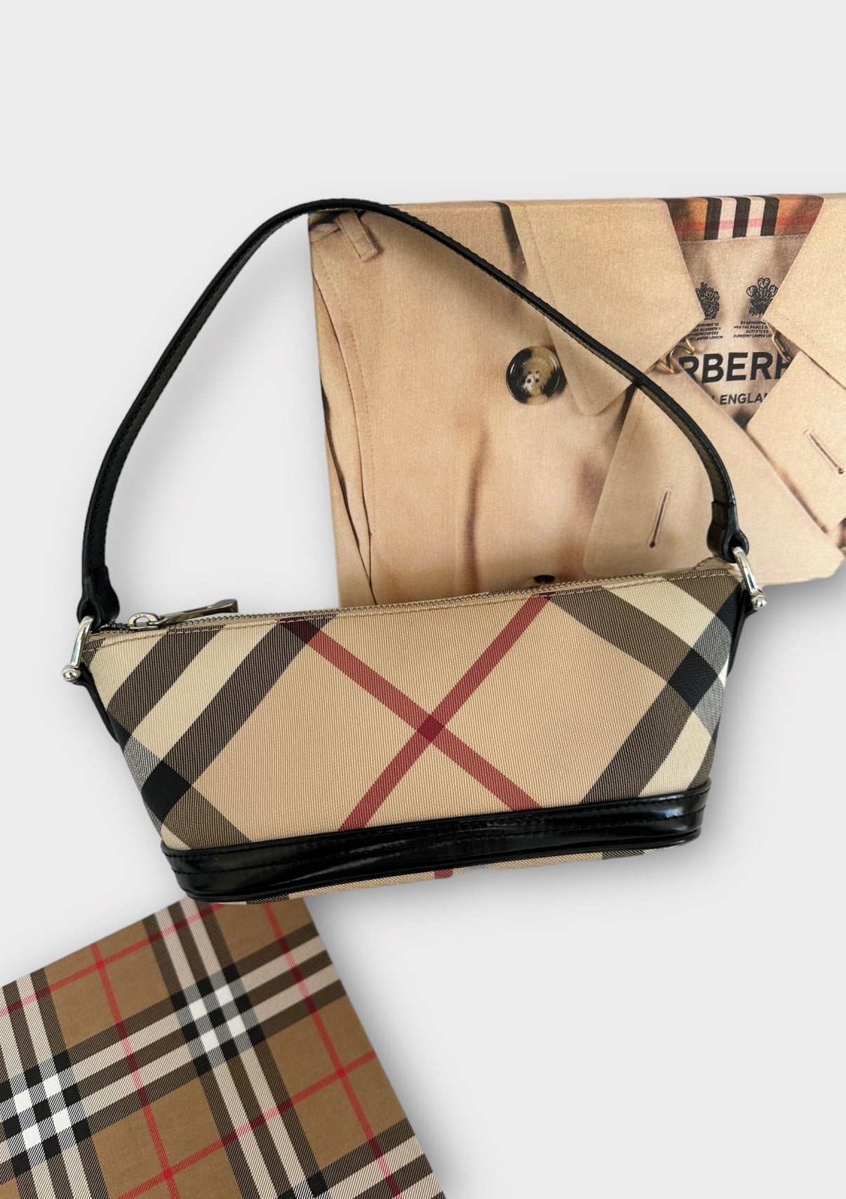 Sac baguette tartan Burberry