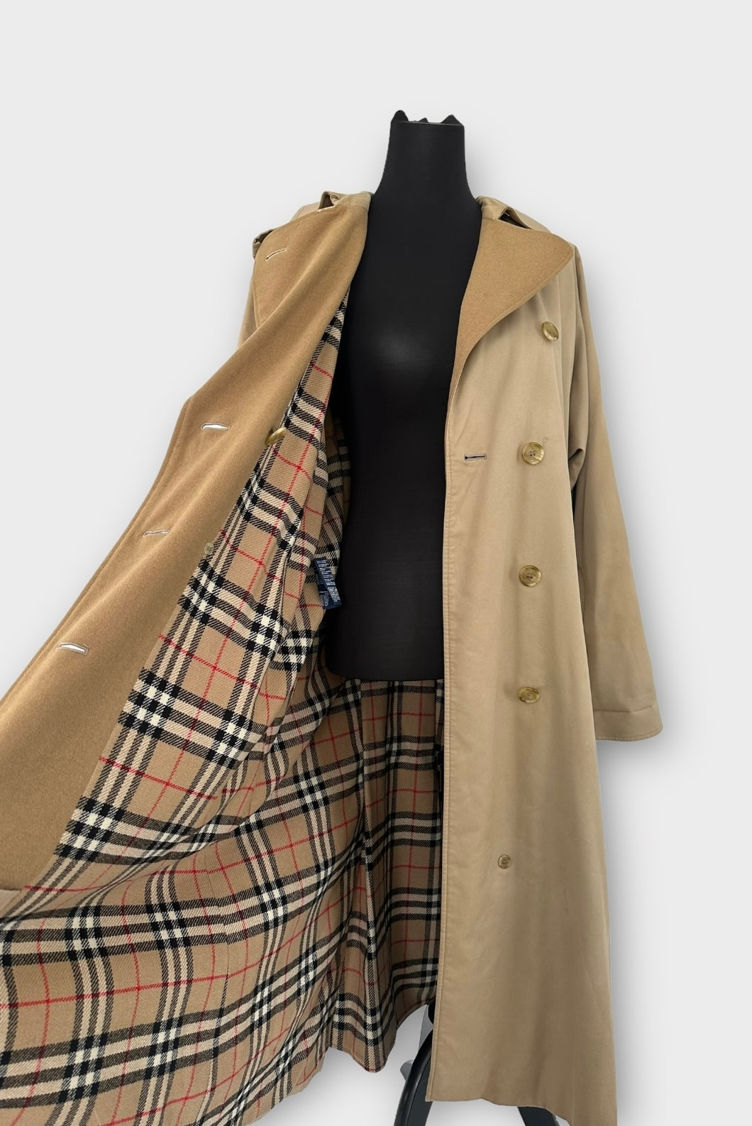 Trench-coat Burberry modèle “the Waterloo ” camel/ T.L