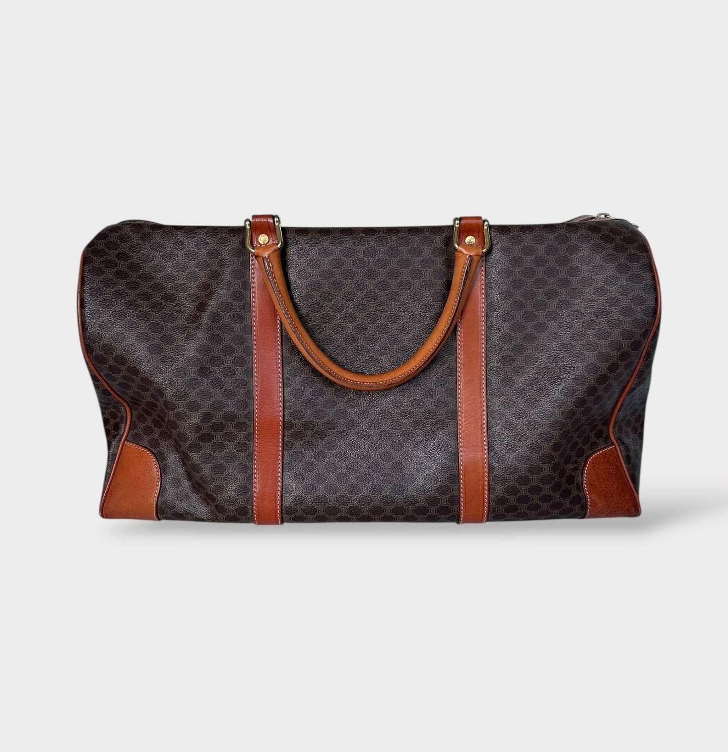 Céline - Sac de voyage 50 toile macadam vintage