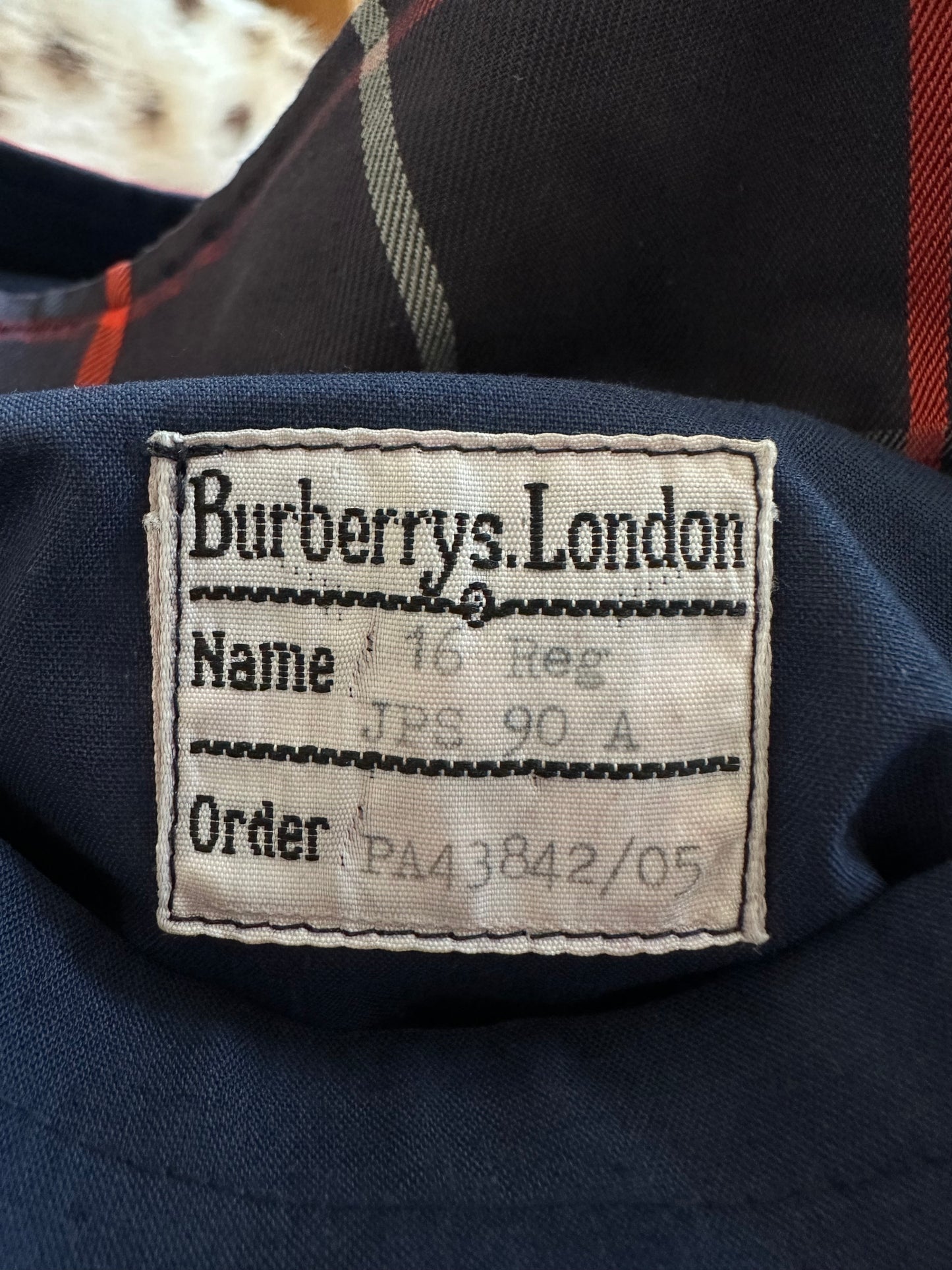 Burberry vintage – Trench-coat “Camden ” Bleu marine | T.L
