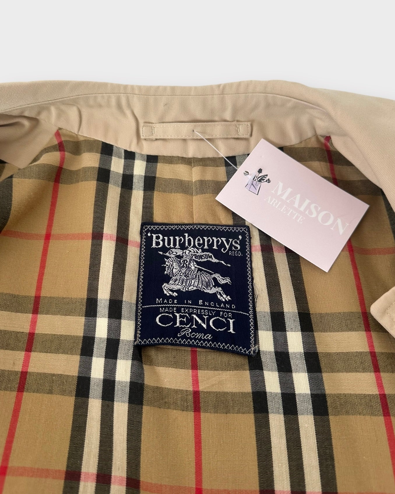 Burberry Trench-coat « Brandford » beige | T.XS