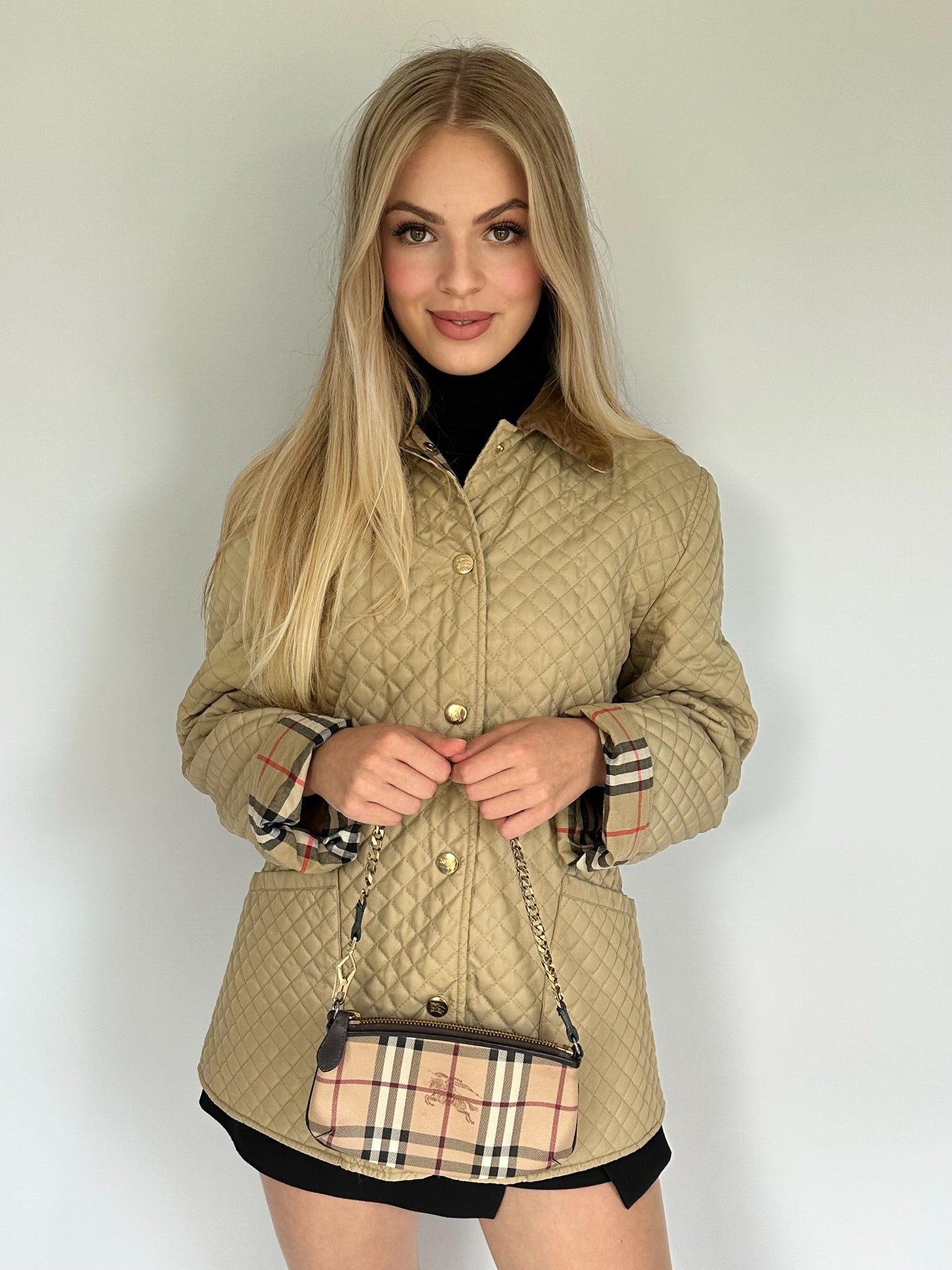 BURBERRY vintage Veste matelassé beige | T.M