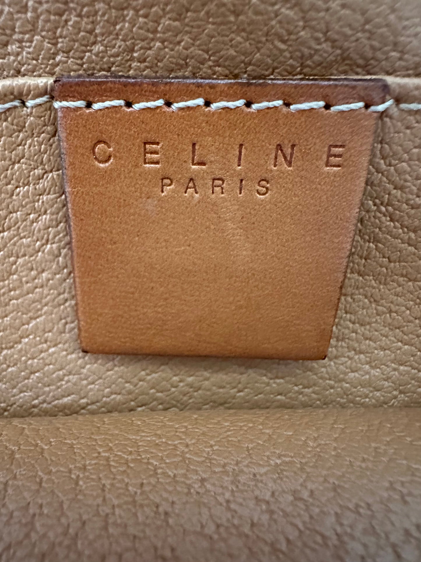 CELINE Trousse de toilette toile Macadam
