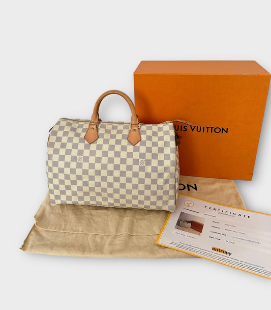 Sac Speedy 35 Damier Azur Louis Vuitton