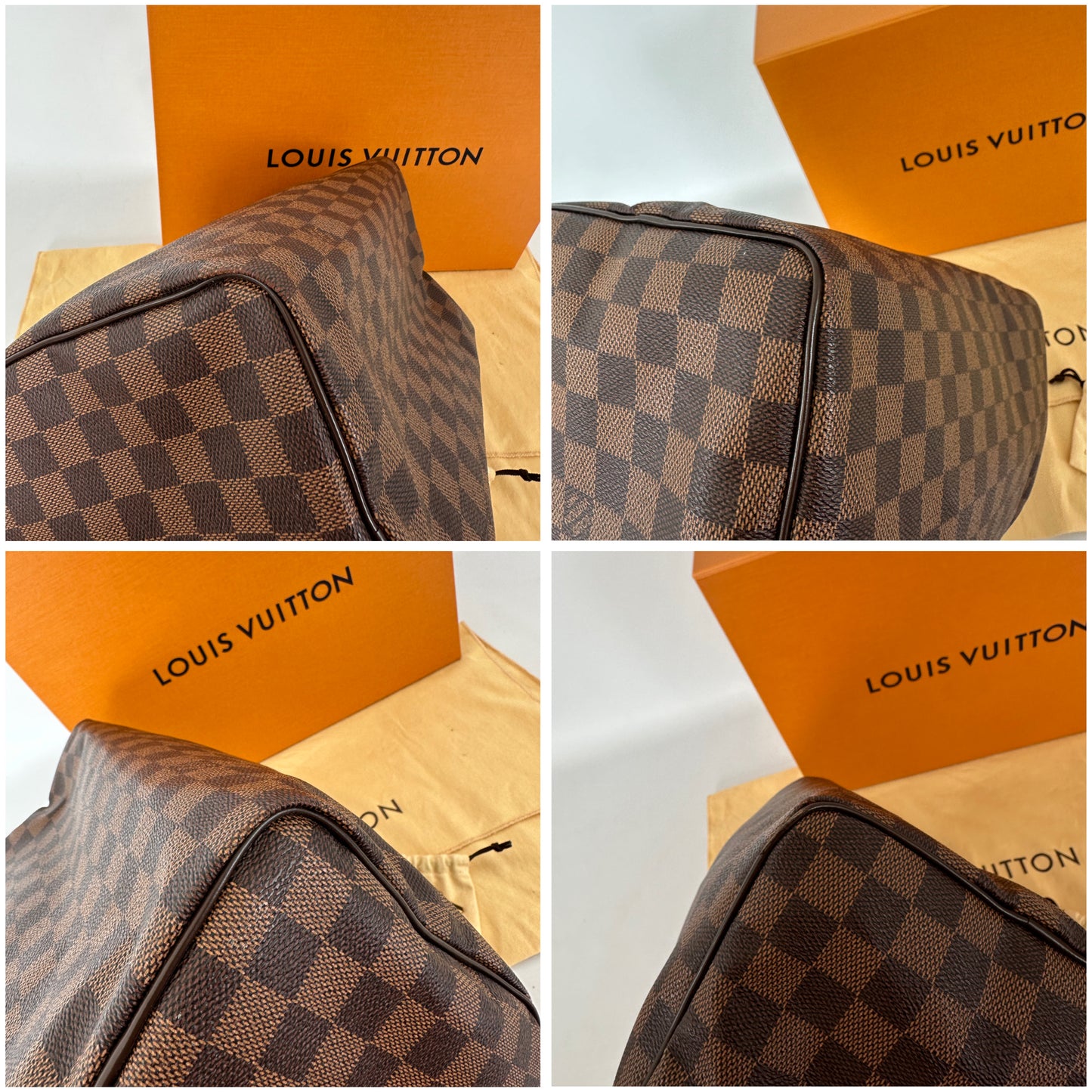 Sac Speedy 30 Damier ébène Louis Vuitton