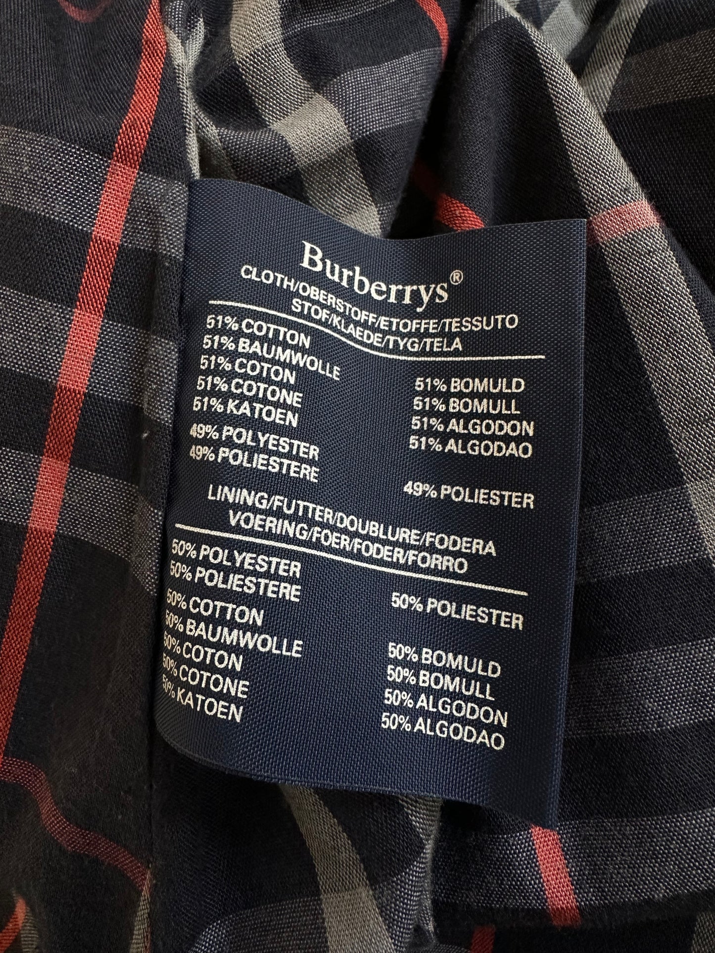 Burberry vintage – Trench-coat “The Waterloo ” bleu marine | T.M
